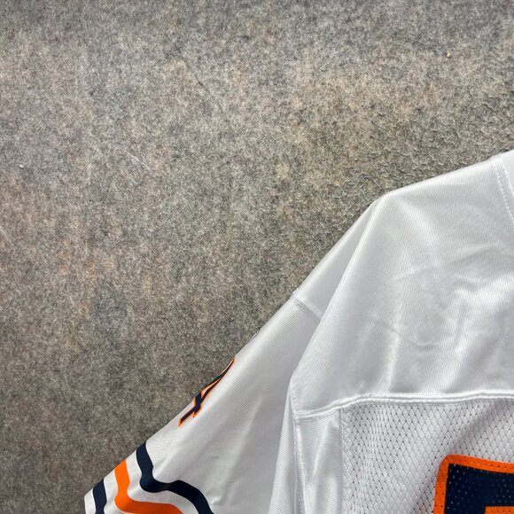 Brian Urlacher Chicago Bears Jersey Men Medium White Orange #54 Vintage Reebok - Picture 6 of 10